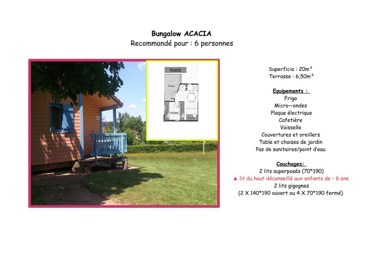Camping Les Feuilles Chauffailles Exterior foto