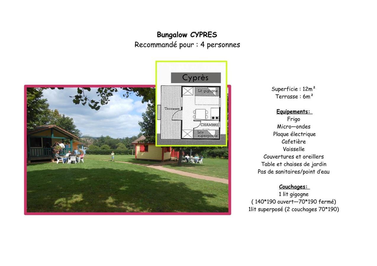 Camping Les Feuilles Chauffailles Exterior foto