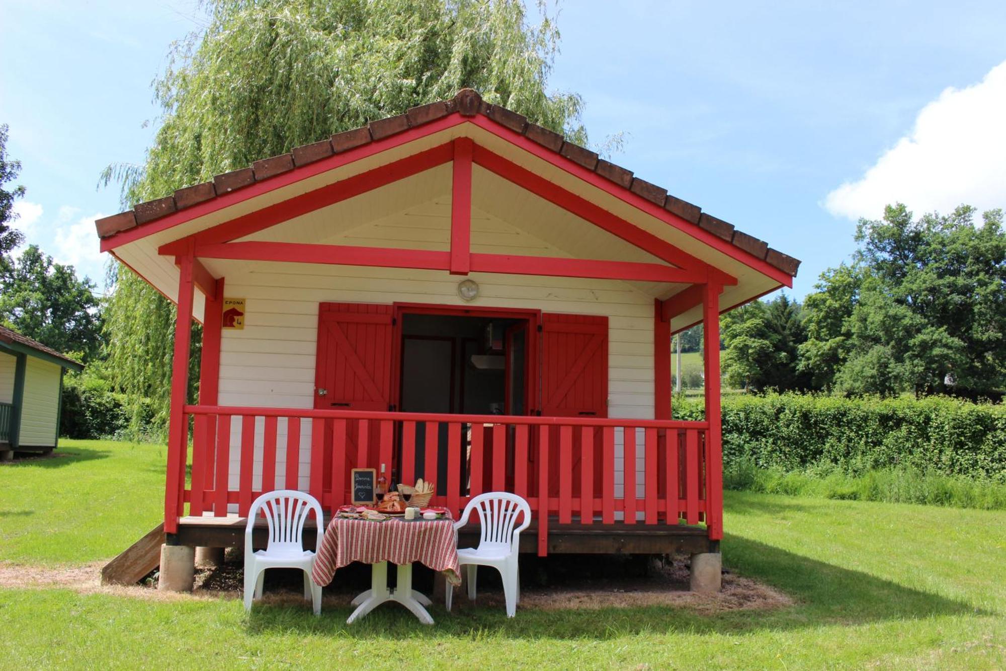 Camping Les Feuilles Chauffailles Exterior foto