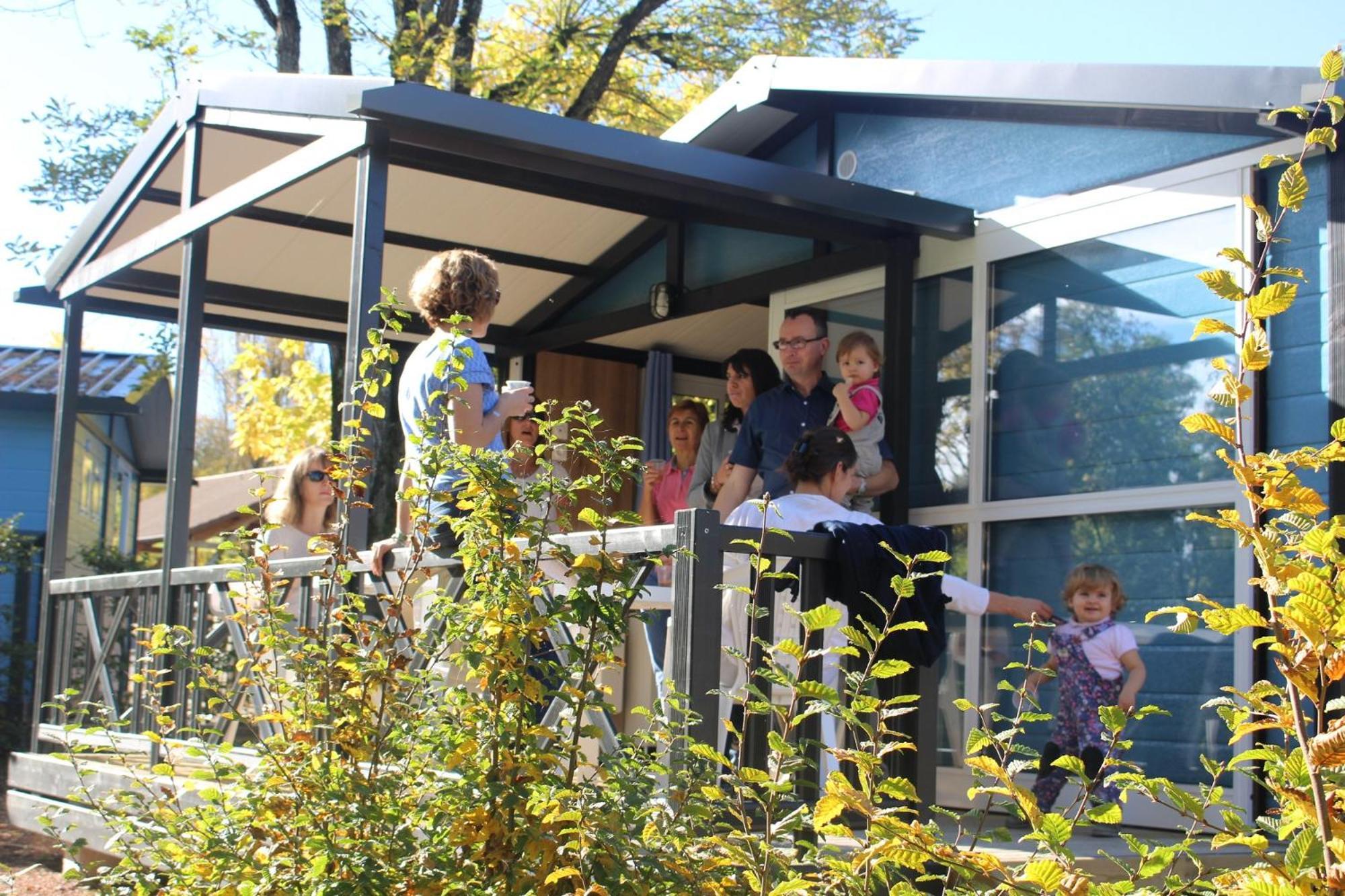 Camping Les Feuilles Chauffailles Exterior foto